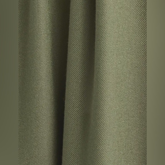 BOHO Patch Pocket Tie Waist Shirtdress Army green.Size M 100%Rayon.Used - Picture 7 of 9